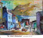 St.John's Memories, Oil on Canvas